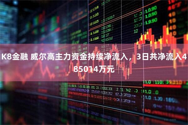 K8金融 威尔高主力资金持续净流入，3日共净流入485014万元